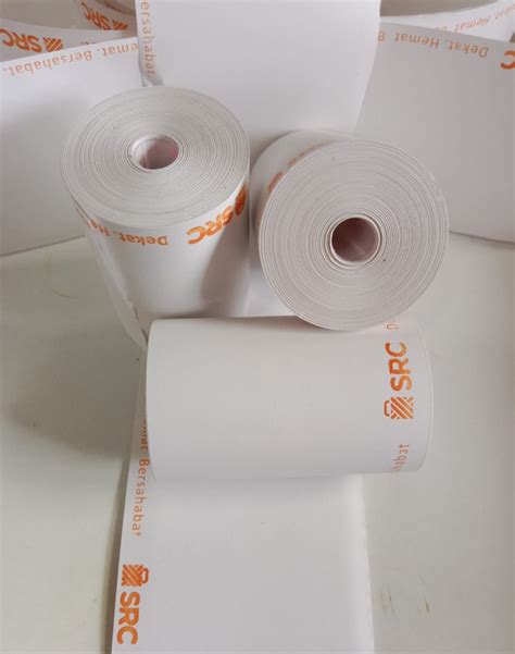 Kertas Kasir Thermal Logo SRC Ukuran 58x40mm Full Paket 10 Roll