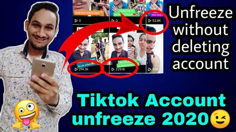 How To Unfreeze Your Tiktok Account Tiktok Freeze Account Ko Unfreeze