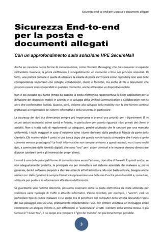 Sicurezza End To End Per La Posta E Documenti Allegati Pdf