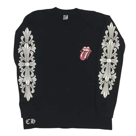 Chrome Hearts Rolling Stones Black Longsleeve – Dukes Archive