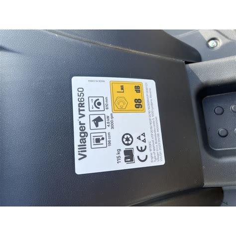 VTR-650 MINIRIDER 61CM 4.8KW gyűjtős Villager - AGRO-KAPOCS Kft.