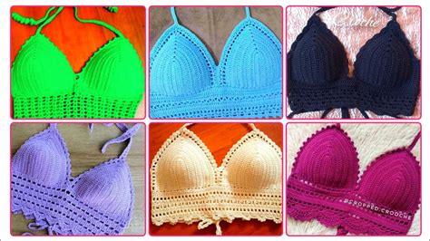 NEW Crochet Bikini Top Pattern For Any Size YouTube