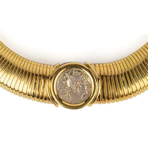 Bulgari Monete Tubogas Necklace At 1stdibs