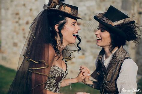 Steampunk Vintage Diy Same Sex Wedding In Germany