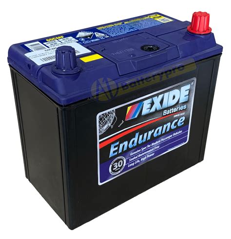 60cmf Ns60al 12volt 370cca Exide Sealed Maintenance Free Battery