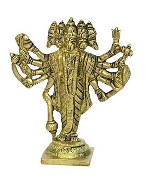 Metal Panchmukhi Hanuman Statue For Worship At Rs 135 In Haridwar ID