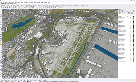 3D model Newark Liberty Airport VR / AR / low-poly | CGTrader