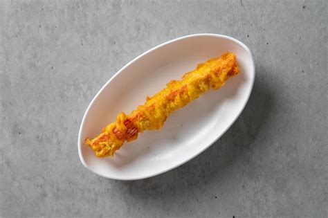 Premium Photo Fish Cake Fried Crab Meat Fried Seaweed Roll Cheese