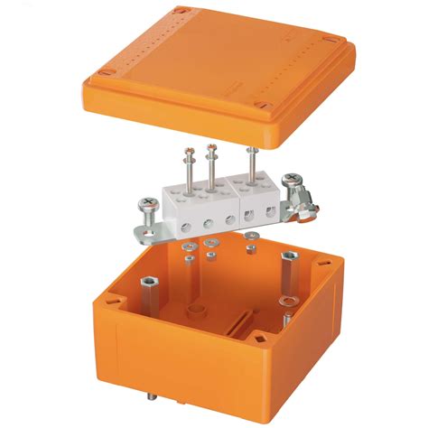 Коробка пластиковая FS с гладкими стенками и клеммниками IP56 ...