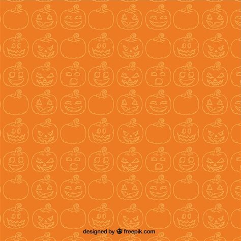 Orange halloween background Vector | Free Download