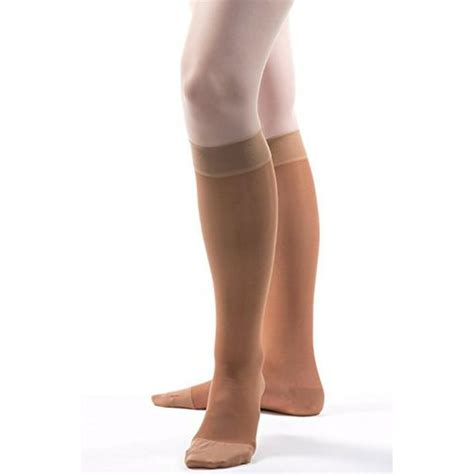 Allegro 20 30 Mmhg Essential 18 Sheer Support Closed Toe Compression Sock Comfortable Knee