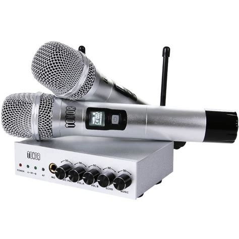 Tonor Microphone Sans Fil De Syst Me Uhf Portable Micro Main Avec