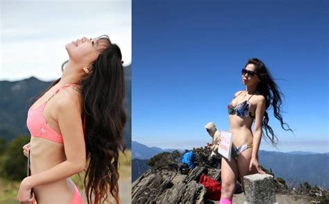 La alpinista en bikini murió tras caer de un risco