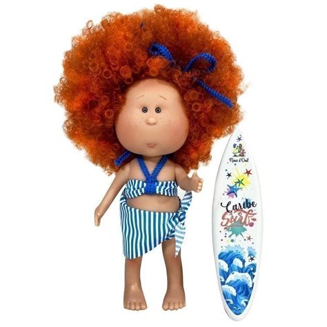 Nines D Onil Doll Cm Mia Summer With Curly Red Hair And Bikini Dolls And Dolls