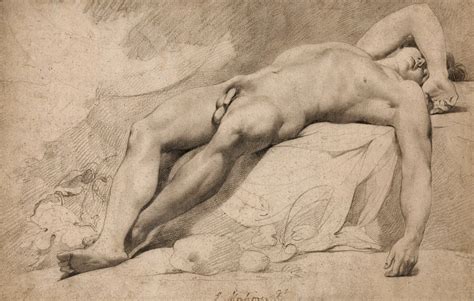 Distractio Infinita Hadrian Academic Reclining Male Nude John