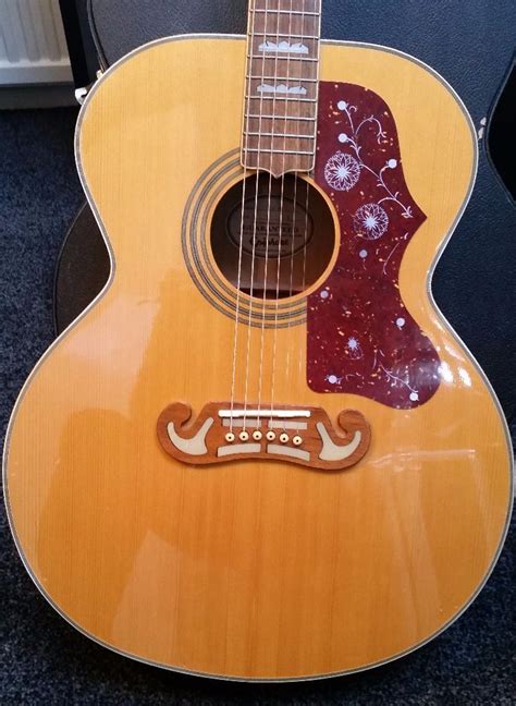 Epiphone EJ200 EJ-200 Super Jumbo Acoustic Guitar - Made in Korea ...