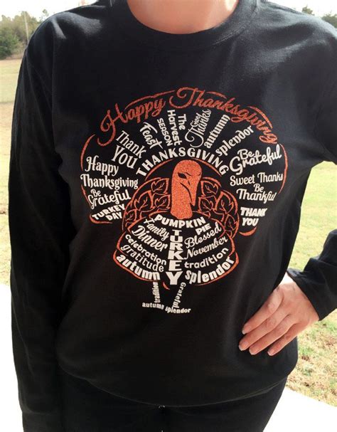 Happy Thanksgiving Long Sleeve Turkey Shirt Turkey Shirts Shirts