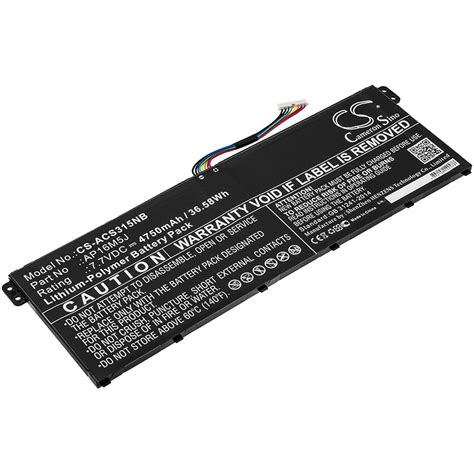 Batería Para Acer Aspire 1 A114 31 AP16M5J Cameron Sino DIGITOSHOP