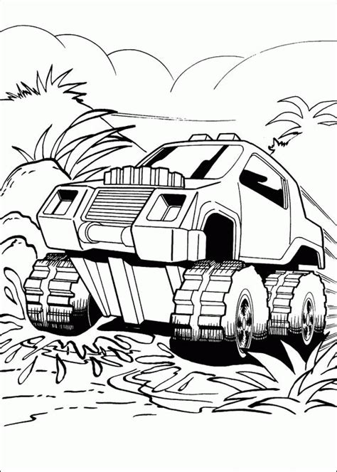 Hot Wheels Coloring Pages