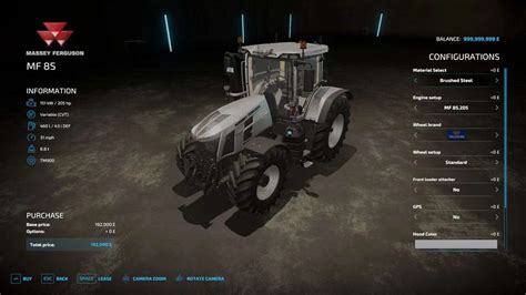 Massey Ferguson 8S v1.0 | FS22 Mod Download