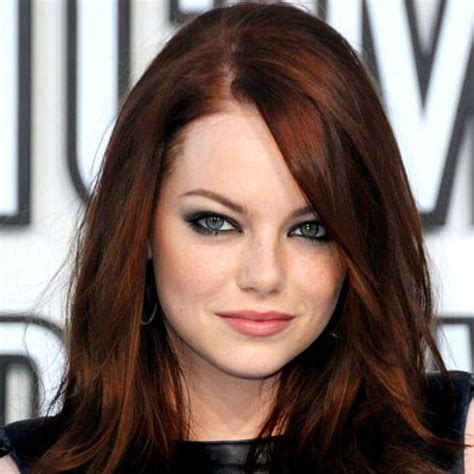 Smokey Eye Blue Grey Eyes And Emmys Red Hair♡ Hair Obsessed♡ Dark Auburn Hair Color Dark