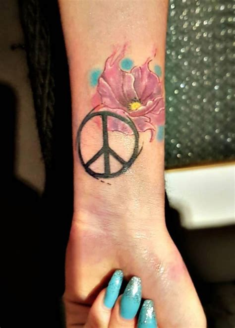 81 Impressive And Alleviating Peace Wrist Tattoo Designs Ink Of