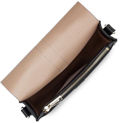 Lancaster Foulonne Double Sac Besace Noir In Nude