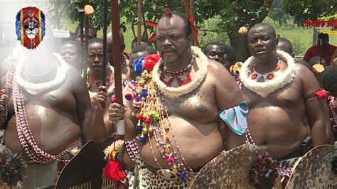 The Arrival Of His Majesty King Mswati III Kucitfwa Kwelibutfo YouTube