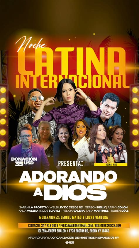 Noche Latina Internacional Tickets Boletosexpress