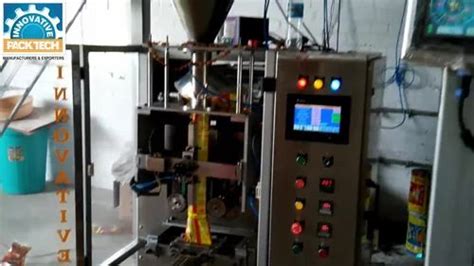 Vffs Collar Packaging Machine With Auger Filling System Capacity