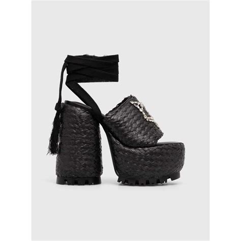 Sandale Beach Naked Wolfe Beach Boja Crna Beach Raffia Black Glami Hr