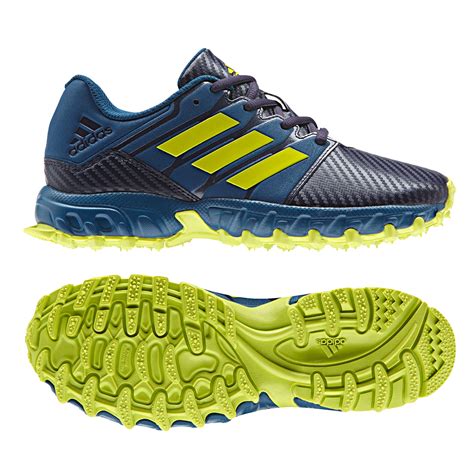 Adidas Hockey Junior Hockey Shoe Blue Yellow | MR Cricket Hockey