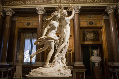 Apollo And Daphne By Bernini At The Borghese In Rome Bernini Greek