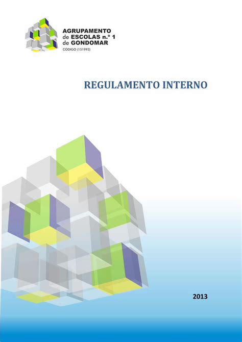 PDF REGULAMENTO INTERNO Portal Do Agrupamento De Escolas 1