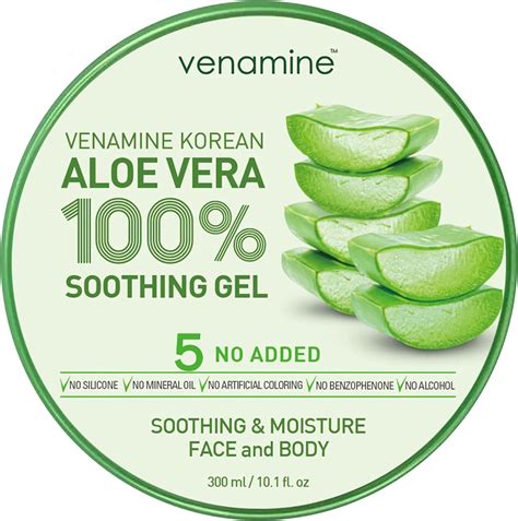 Venamine Korean Aloe Vera Soothing And Moisture Gel 100 For Face And