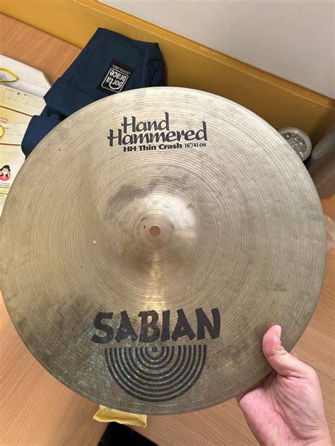 Sabian Hand Hammered Inch Crash Hobbies Toys Music Media