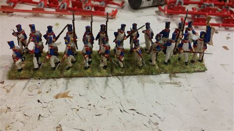 French Infantry Napoleonic War Plastic Model Military Figure Kit