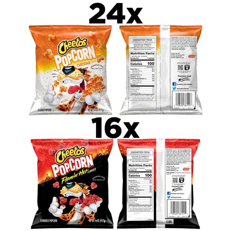 Cheetos Popcorn Cheddar Flamin Hot Variety Pack Ounce Pack Of On Galleon Philippines