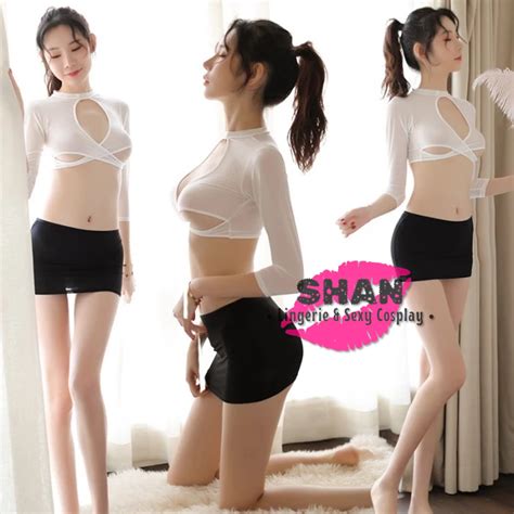 Jual Lingerie Sexy Hot Cosplay Sekretaris Set Seragam Kantor Office 1114 Shopee Indonesia