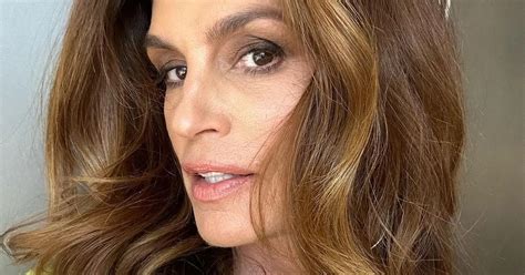 Cindy Crawford Naked Under Robe As She Teases Fans In Cheeky Garden Snaps Daily Star