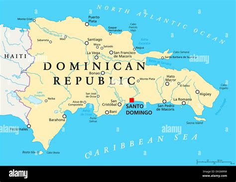 dominican republic map detailed map dominican republic