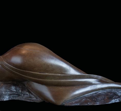 Isabelle Jeandot Odalisque Nude Side Lying Woman Figurative Bronze Sculpture For Sale At