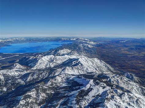 Lake Tahoe Carson Valley From Above Carson Valley Nevada Genoa