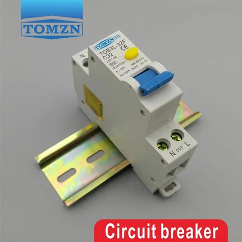 TOB3L-32F 18 мм RCBO 32A 1P+ N 6KA УЗО с защитой от перегрузки по току ...