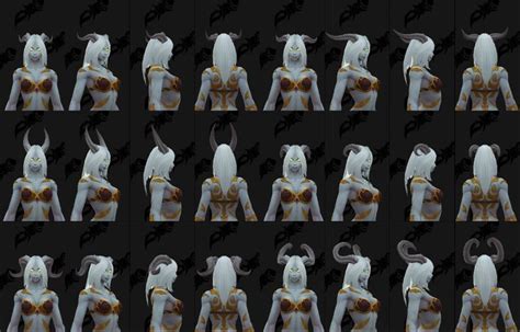 Lightforged Draenei Male And Female Allied Race Customization Options Wowhead News Male