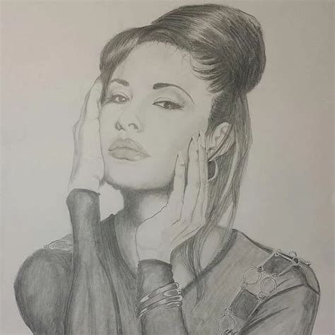 Selena PanamÁ🇵🇦💜 On Instagram Dibujo De Selena Quintanilla💜