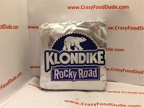 Crazy Food Dude Review Klondike Rocky Road Ice Cream Bars Icecream Bar Rocky Road Ice Cream