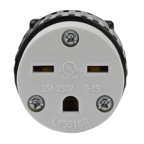 Snapklik Usa Prong Male Ac Plug Ul Nema R Pole Straight