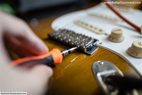 Guitar Intonation Adjustment How To Set Intonation On Electric Guitars