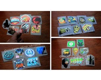 Any Holo Stickers From CS GO In Real Life IRL Set Navi Fnatic Etsy